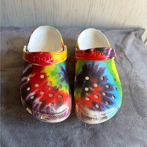 CROCS Kids Tie-Dye Clogs
